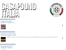 Tablet Screenshot of casapounditalia.org